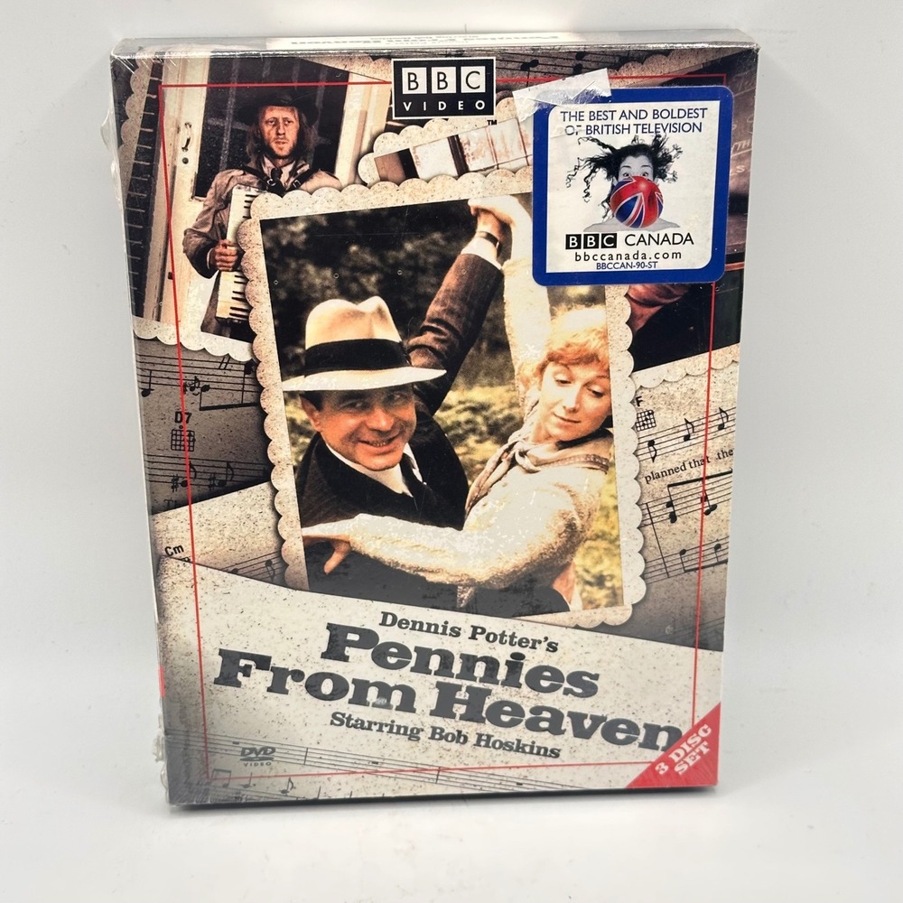 NEW Pennies From Heaven DVD 1978 BBC Miniseries 3-Disc Set Bob Hoskins Sealed